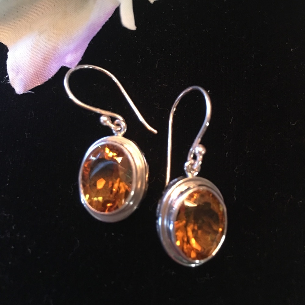 Citrine earrings